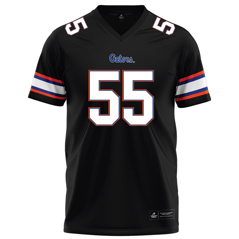 Florida - NCAA Football : Charles Emanuel - Black Football Jersey