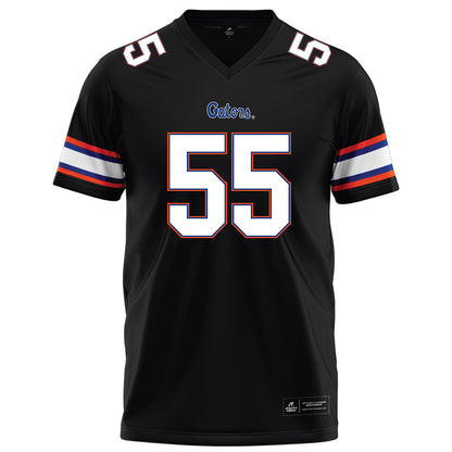 Florida - NCAA Football : Charles Emanuel - Black Football Jersey