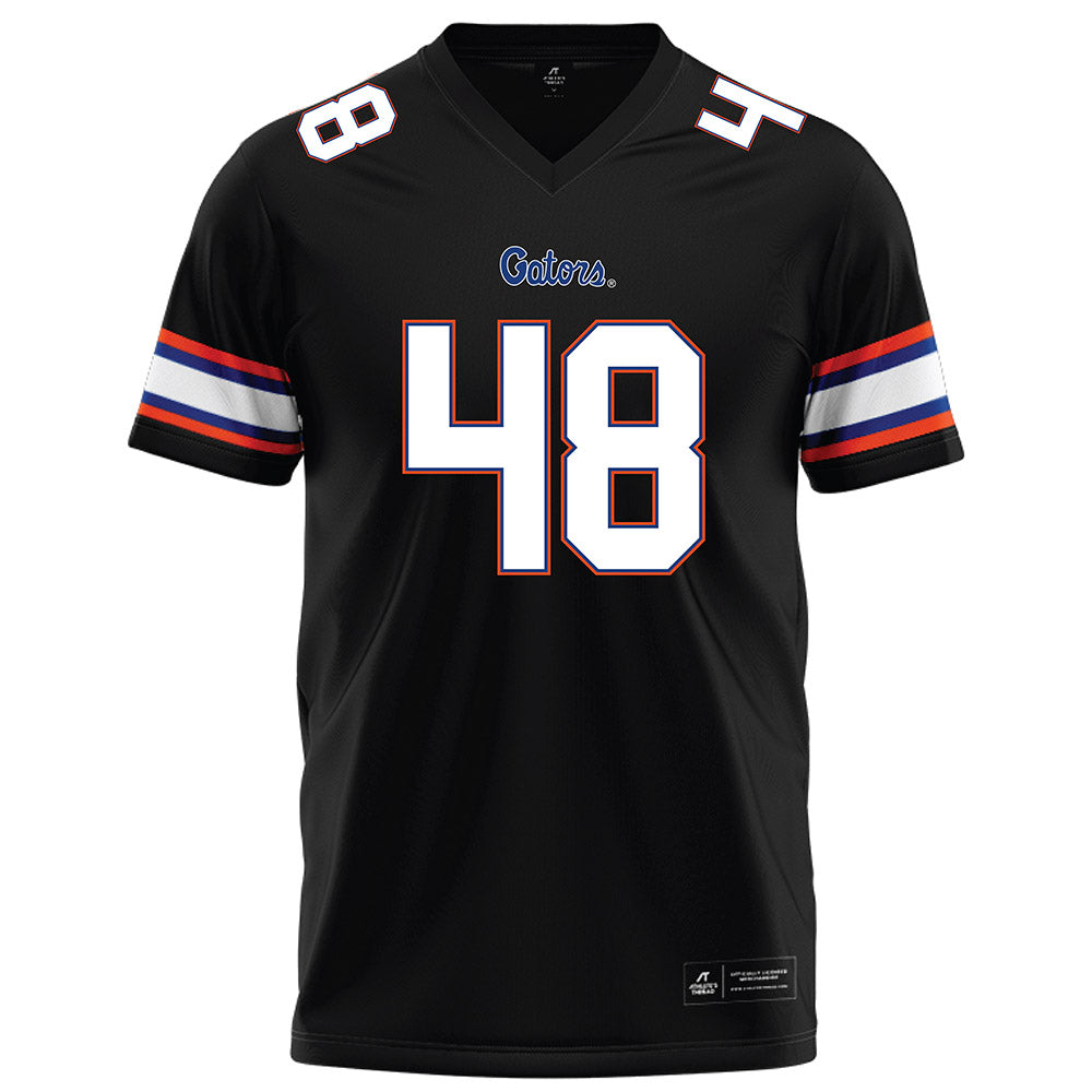 Florida - NCAA Football : Erich Seager - Black Football Jersey-0