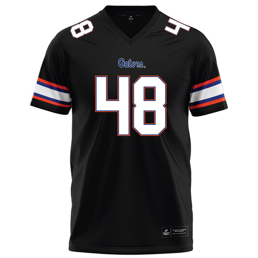 Florida - NCAA Football : Erich Seager - Black Football Jersey-0