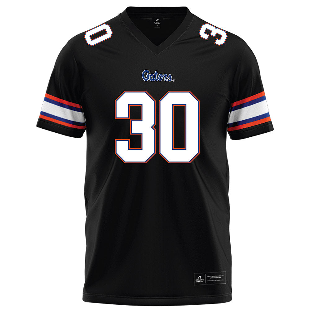 Florida - NCAA Football : Taylor Spierto - Black Football Jersey