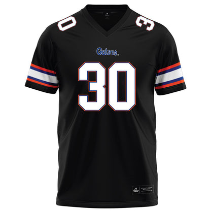 Florida - NCAA Football : Taylor Spierto - Black Football Jersey