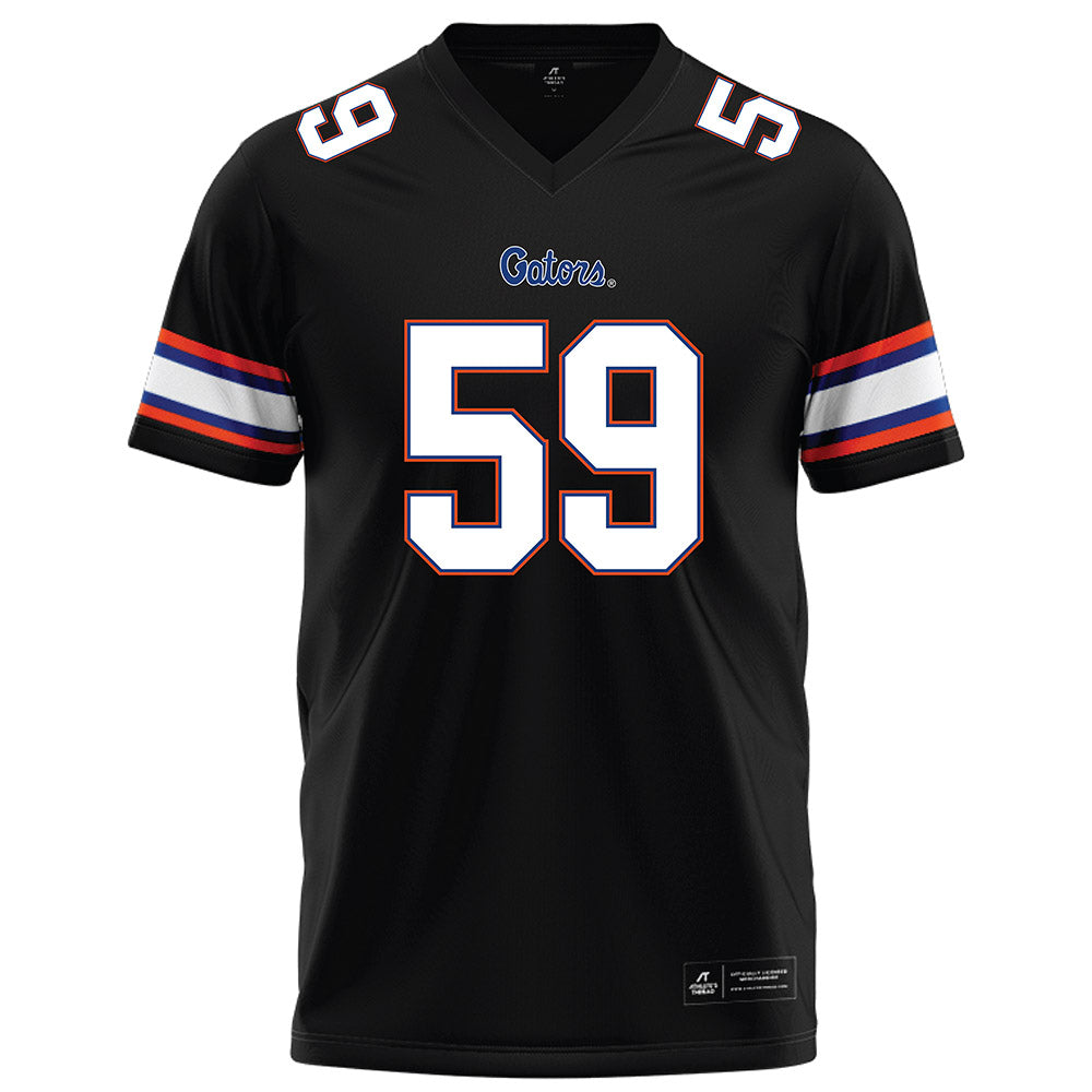 Florida - NCAA Football : Hayden Clem - Black Football Jersey-0