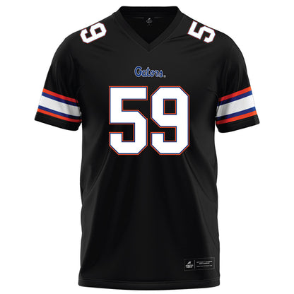 Florida - NCAA Football : Hayden Clem - Black Football Jersey-0