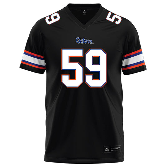 Florida - NCAA Football : Hayden Clem - Black Football Jersey-0