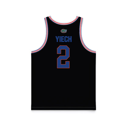 Florida - NCAA Women's Basketball : Nyadieng Yiech - Black Basketball Jersey-1