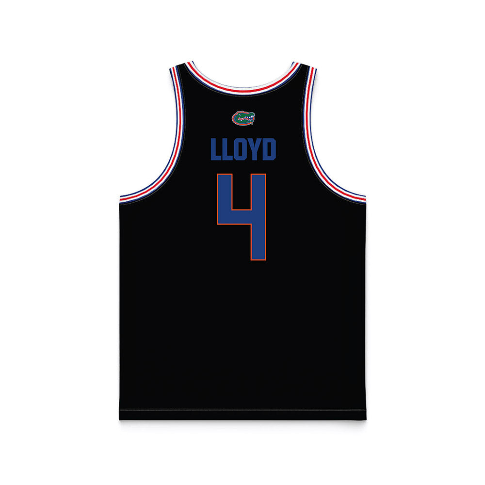 Florida - NCAA Men's Basketball : Alexander Lloyd - Black Basketball Jersey-1