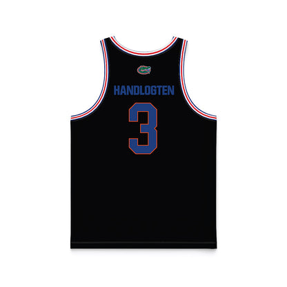 Florida - NCAA Men's Basketball : Micah Handlogten - Black Basketball Jersey