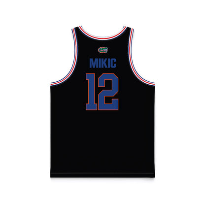 Florida - NCAA Men's Basketball : Viktor Mikic - Black Basketball Jersey
