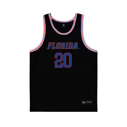 Florida - NCAA Women's Basketball : Jeriah Warren - Black Basketball Jersey