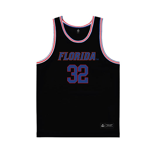 Florida - NCAA Men's Basketball : Olivier Rioux - Black Basketball Jersey