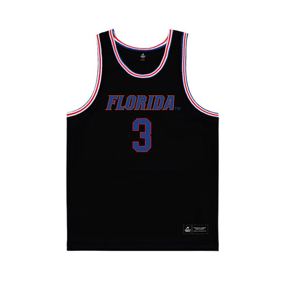 Florida - NCAA Men's Basketball : Micah Handlogten - Black Basketball Jersey