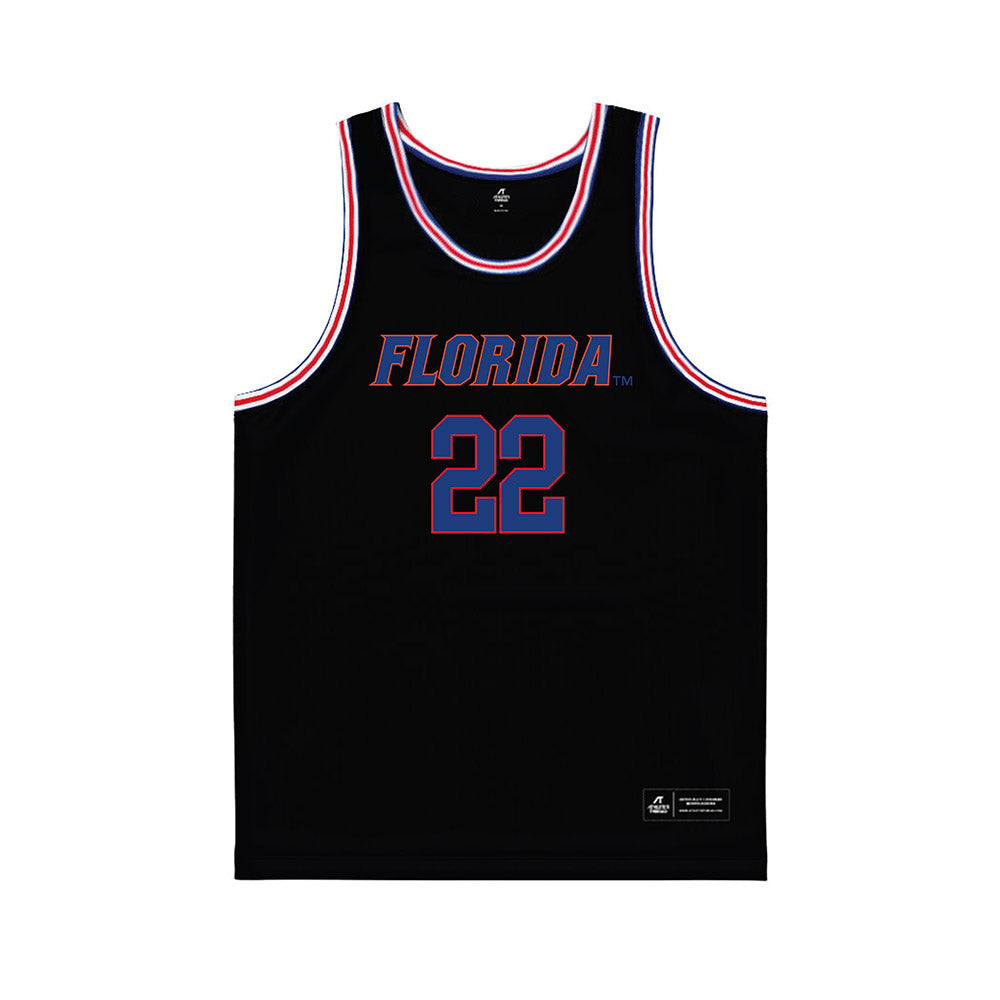 Florida - NCAA Men's Basketball : Bennett Andersen - Black Basketball Jersey