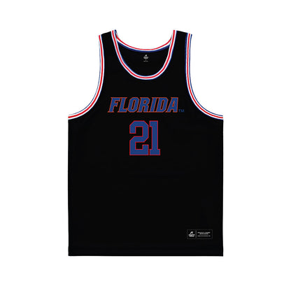 Florida - NCAA Women's Basketball : Eriny Kindred - Black Basketball Jersey