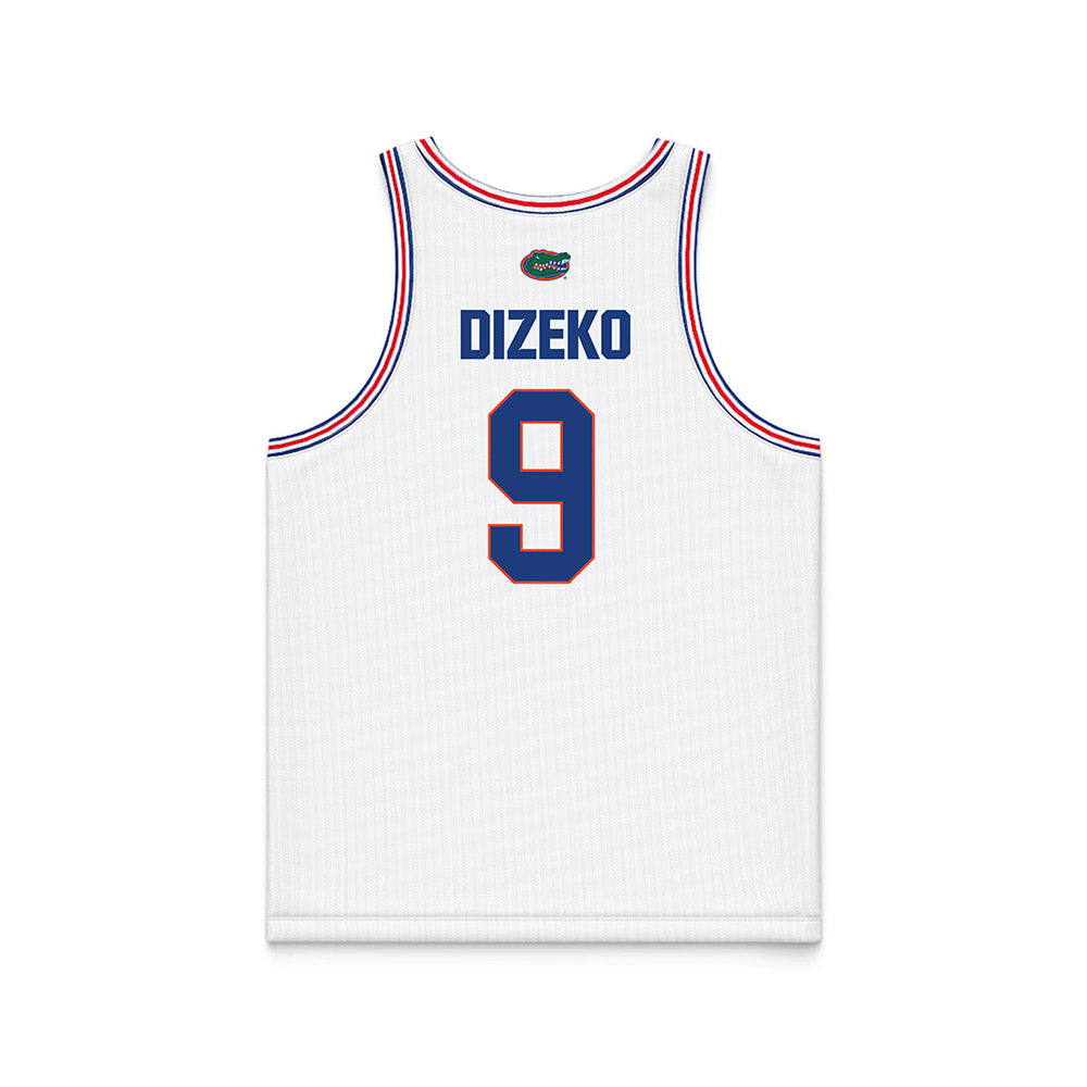 Florida - NCAA Women's Basketball : Alexia Dizeko - White Basketball Jersey