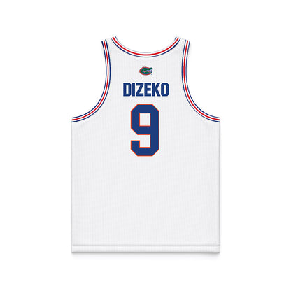 Florida - NCAA Women's Basketball : Alexia Dizeko - White Basketball Jersey