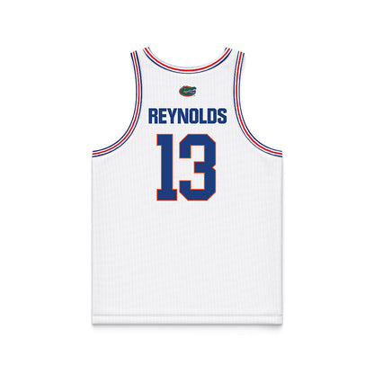 Florida - NCAA Women's Basketball : Laila Reynolds - White Basketball Jersey