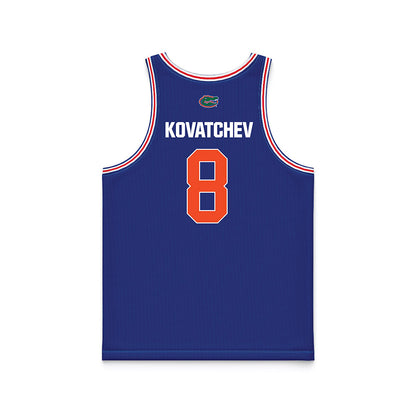 Florida - NCAA Men's Basketball : Alex Kovatchev - Royal Basketball Jersey-1