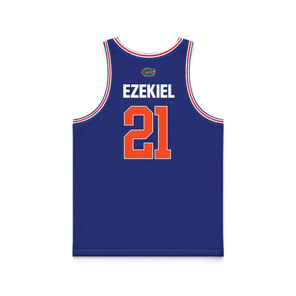 Florida - NCAA Women's Basketball : Ruth "Gift" Ezekiel - Royal Basketball Jersey-1