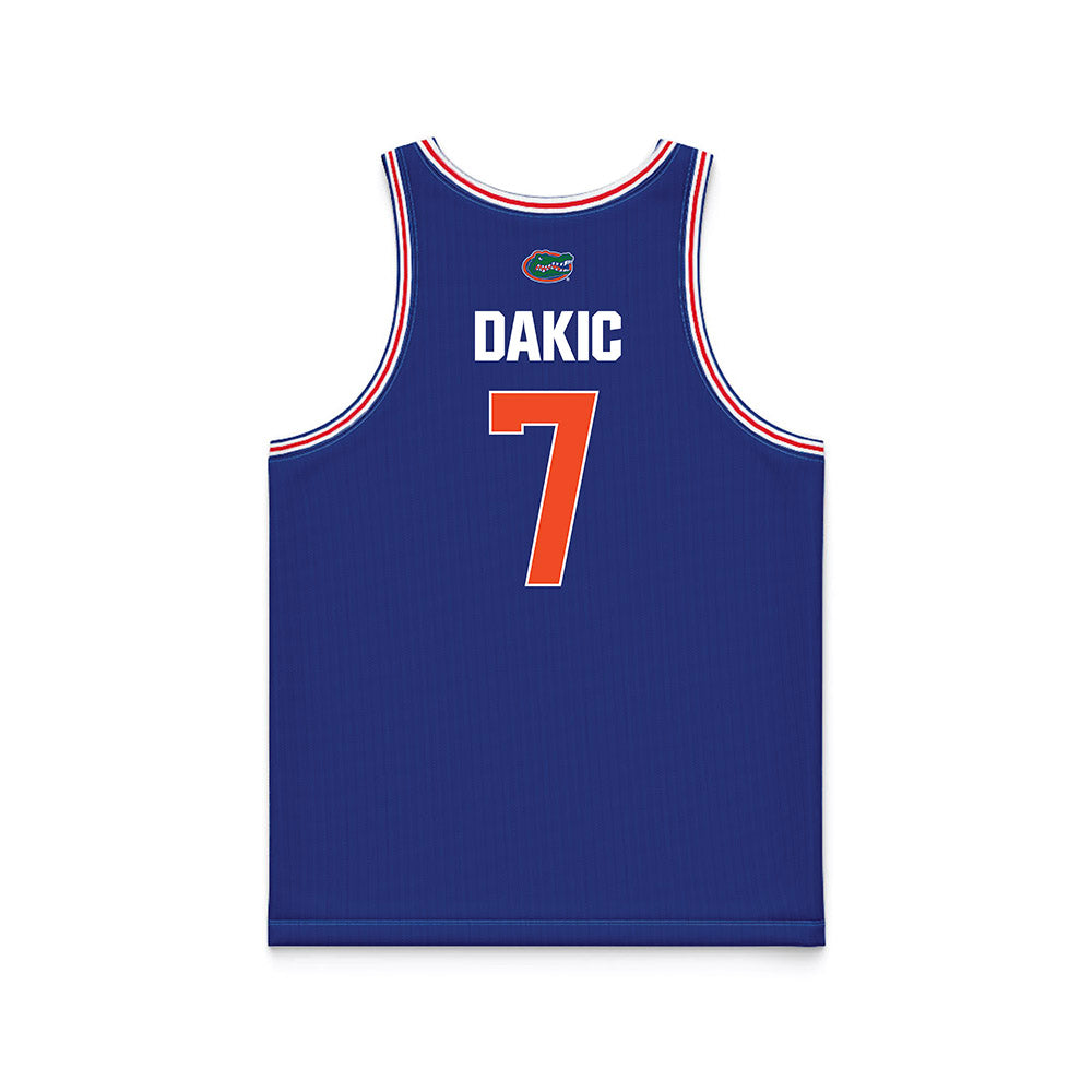 Florida - NCAA Women's Basketball : Emilija Dakic - Royal Basketball Jersey-1