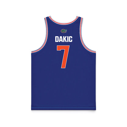 Florida - NCAA Women's Basketball : Emilija Dakic - Royal Basketball Jersey-1