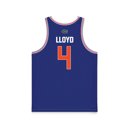 Florida - NCAA Men's Basketball : Alexander Lloyd - Royal Basketball Jersey-1
