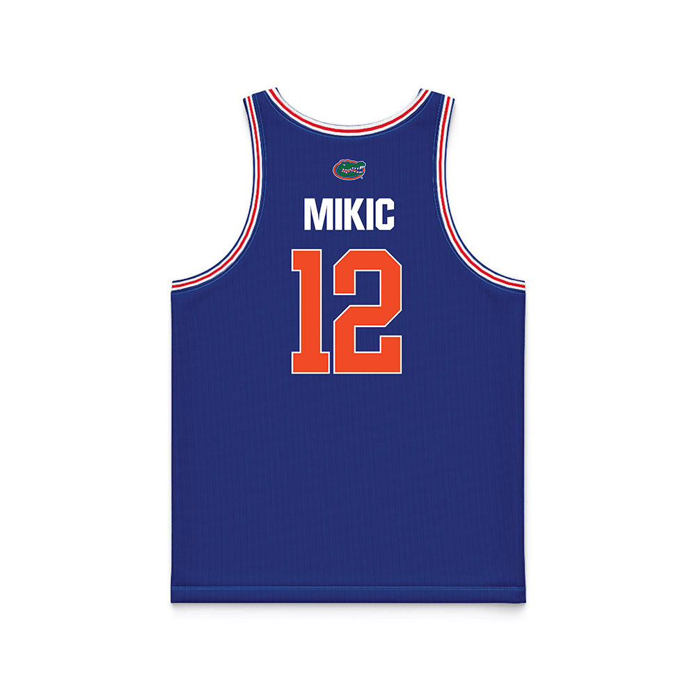 Florida - NCAA Men's Basketball : Viktor Mikic - Royal Basketball Jersey-1