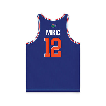 Florida - NCAA Men's Basketball : Viktor Mikic - Royal Basketball Jersey-1