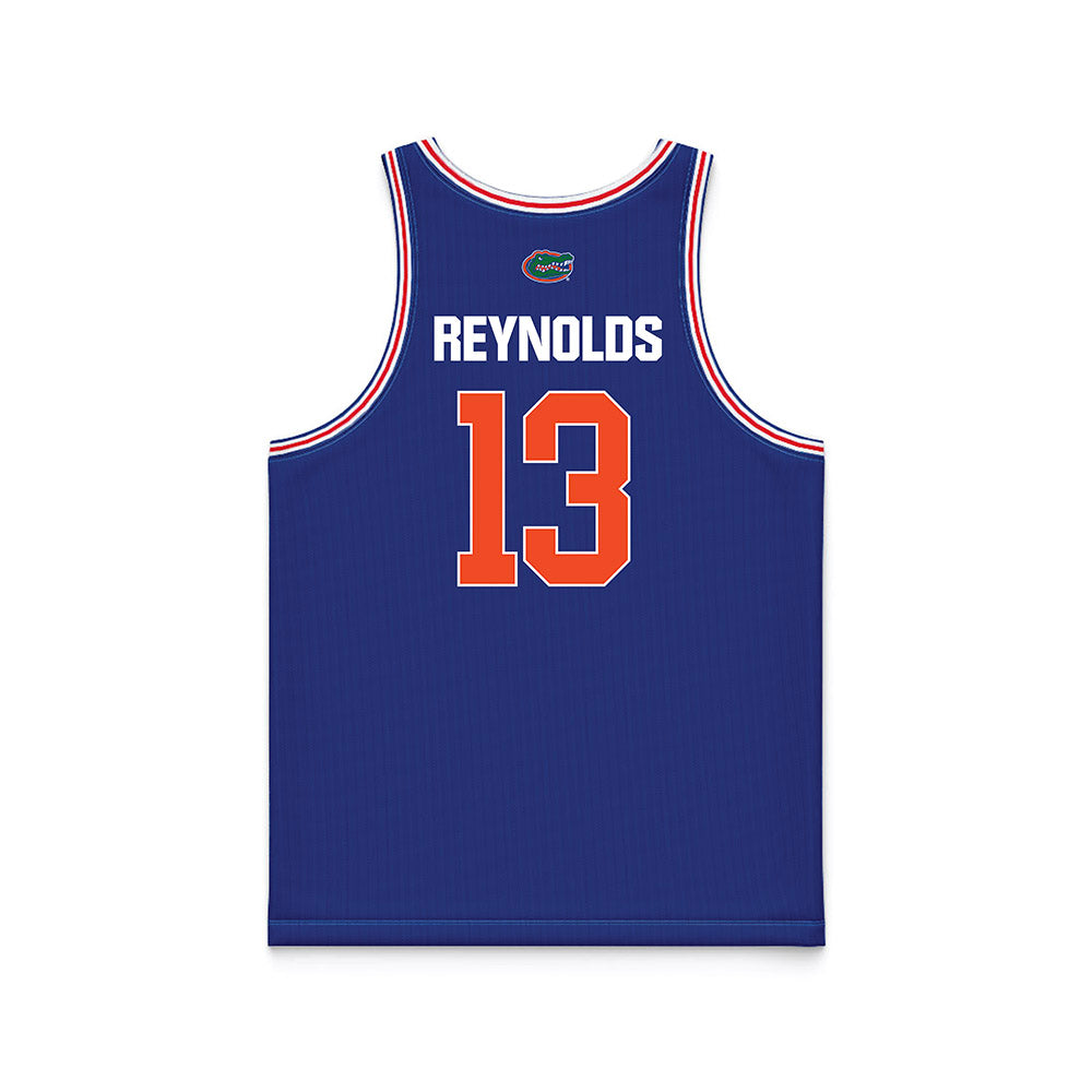 Florida - NCAA Women's Basketball : Laila Reynolds - Royal Basketball Jersey