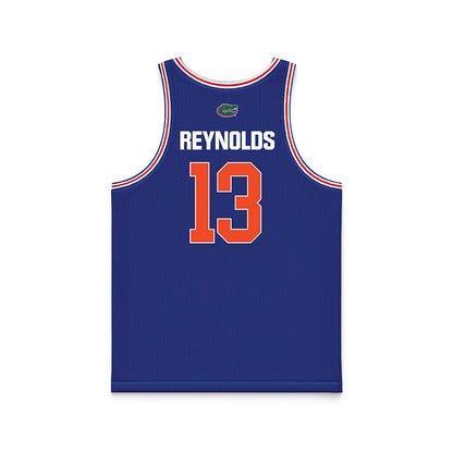 Florida - NCAA Women's Basketball : Laila Reynolds - Royal Basketball Jersey