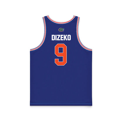 Florida - NCAA Women's Basketball : Alexia Dizeko - Royal Basketball Jersey
