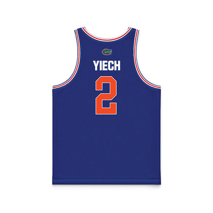 Florida - NCAA Women's Basketball : Nyadieng Yiech - Royal Basketball Jersey-1