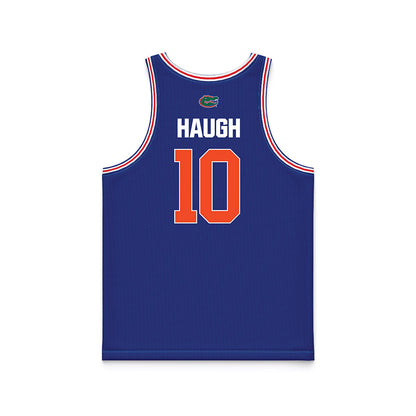 Florida - NCAA Men's Basketball : Thomas Haugh - Royal Basketball Jersey-1
