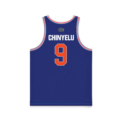 Florida - NCAA Men's Basketball : Rueben Chinyelu - Royal Basketball Jersey-1
