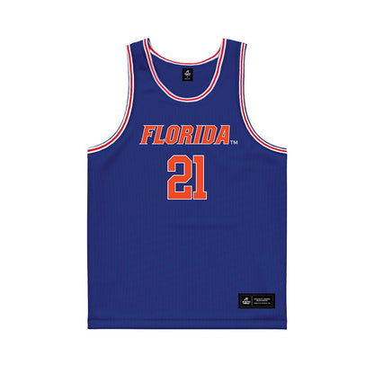 Florida - NCAA Women's Basketball : Eriny Kindred - Royal Basketball Jersey