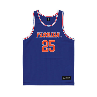 Florida - NCAA Women's Basketball : Beage Dut - Royal Basketball Jersey