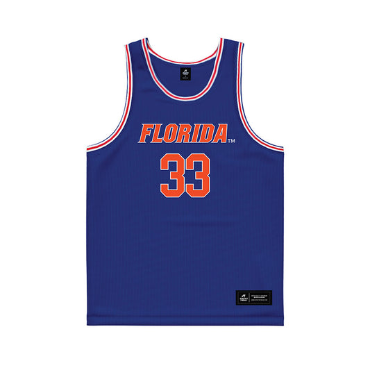 Florida - NCAA Men's Basketball : Cooper Josefsberg - Royal Basketball Jersey-0