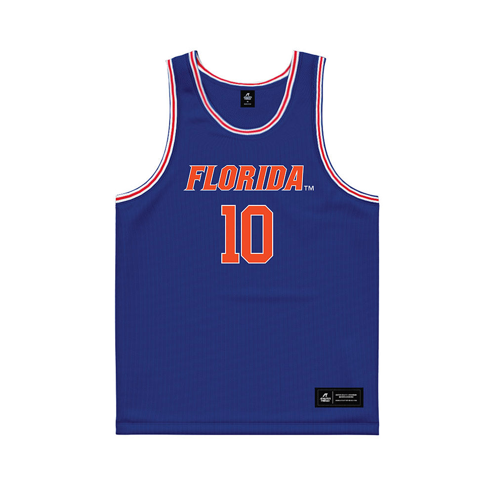 Florida - NCAA Men's Basketball : Thomas Haugh - Royal Basketball Jersey-0