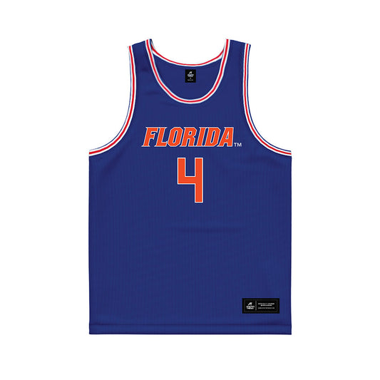 Florida - NCAA Men's Basketball : Alexander Lloyd - Royal Basketball Jersey-0