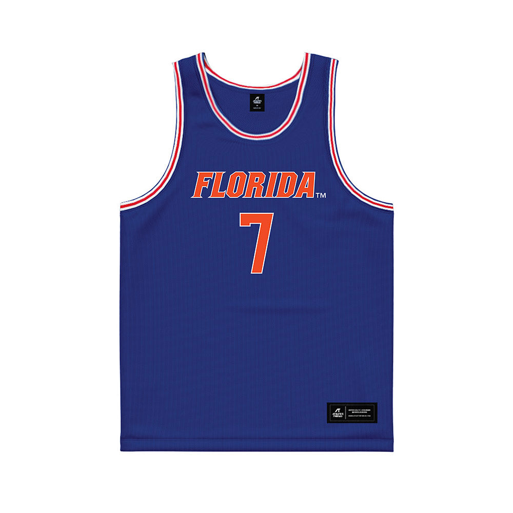 Florida - NCAA Women's Basketball : Emilija Dakic - Royal Basketball Jersey-0