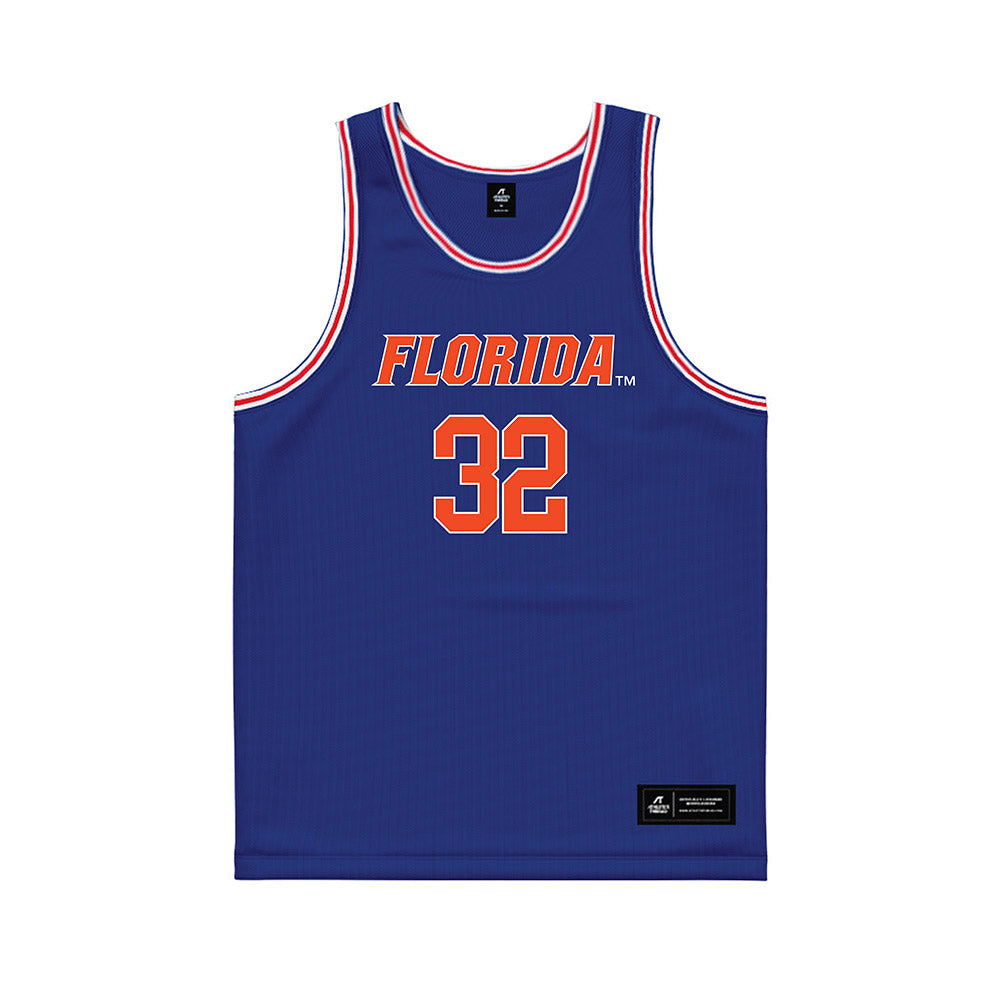 Florida - NCAA Men's Basketball : Olivier Rioux - Royal Basketball Jersey-0