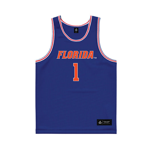Florida - NCAA Women's Basketball : Jade Weathersby - Royal Basketball Jersey-0