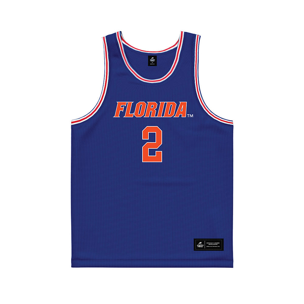 Florida - NCAA Men's Basketball : Trey Bonham - Royal Basketball Jersey-0