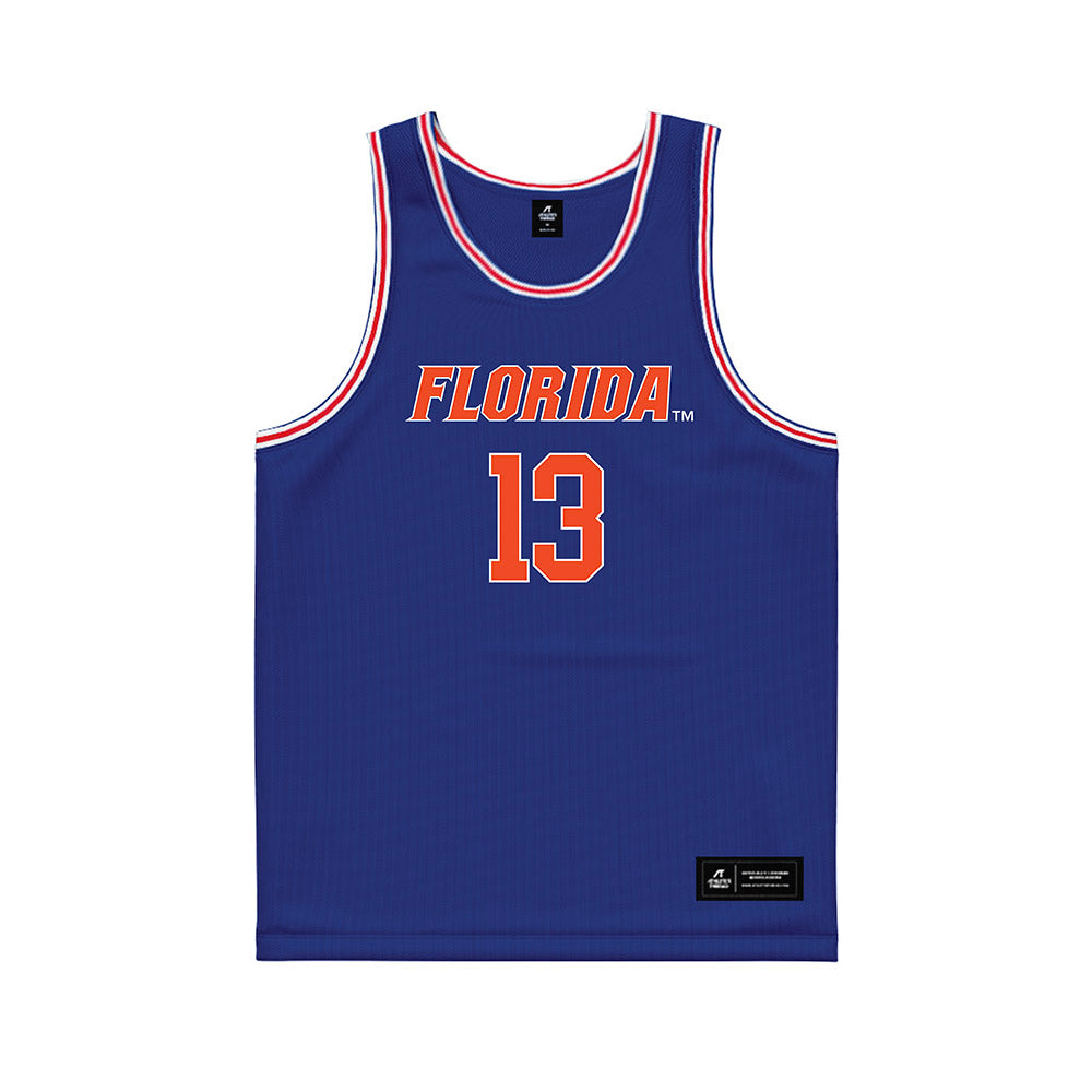 Florida - NCAA Women's Basketball : Laila Reynolds - Royal Basketball Jersey