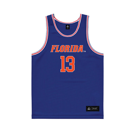 Florida - NCAA Women's Basketball : Laila Reynolds - Royal Basketball Jersey