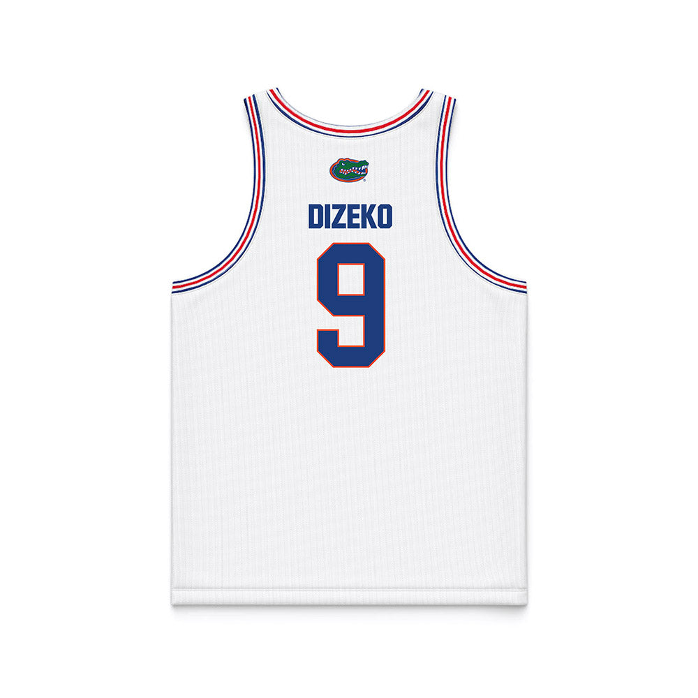 Florida - NCAA Women's Basketball : Alexia Dizeko - White Basketball Jersey