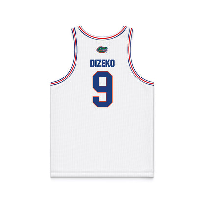 Florida - NCAA Women's Basketball : Alexia Dizeko - White Basketball Jersey