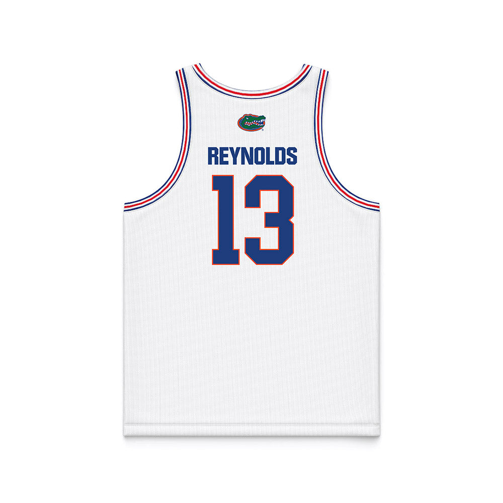 Florida - NCAA Women's Basketball : Laila Reynolds - White Basketball Jersey