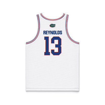 Florida - NCAA Women's Basketball : Laila Reynolds - White Basketball Jersey