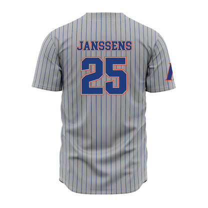 Florida - NCAA Baseball : niko janssens - Grey Jersey-1